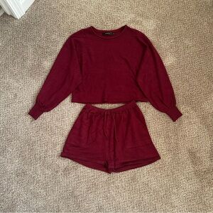 ♥️ Matching Set: Knit Pullover + Shorts